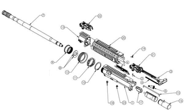 Tippmann M4 Rear Flip Up Sight